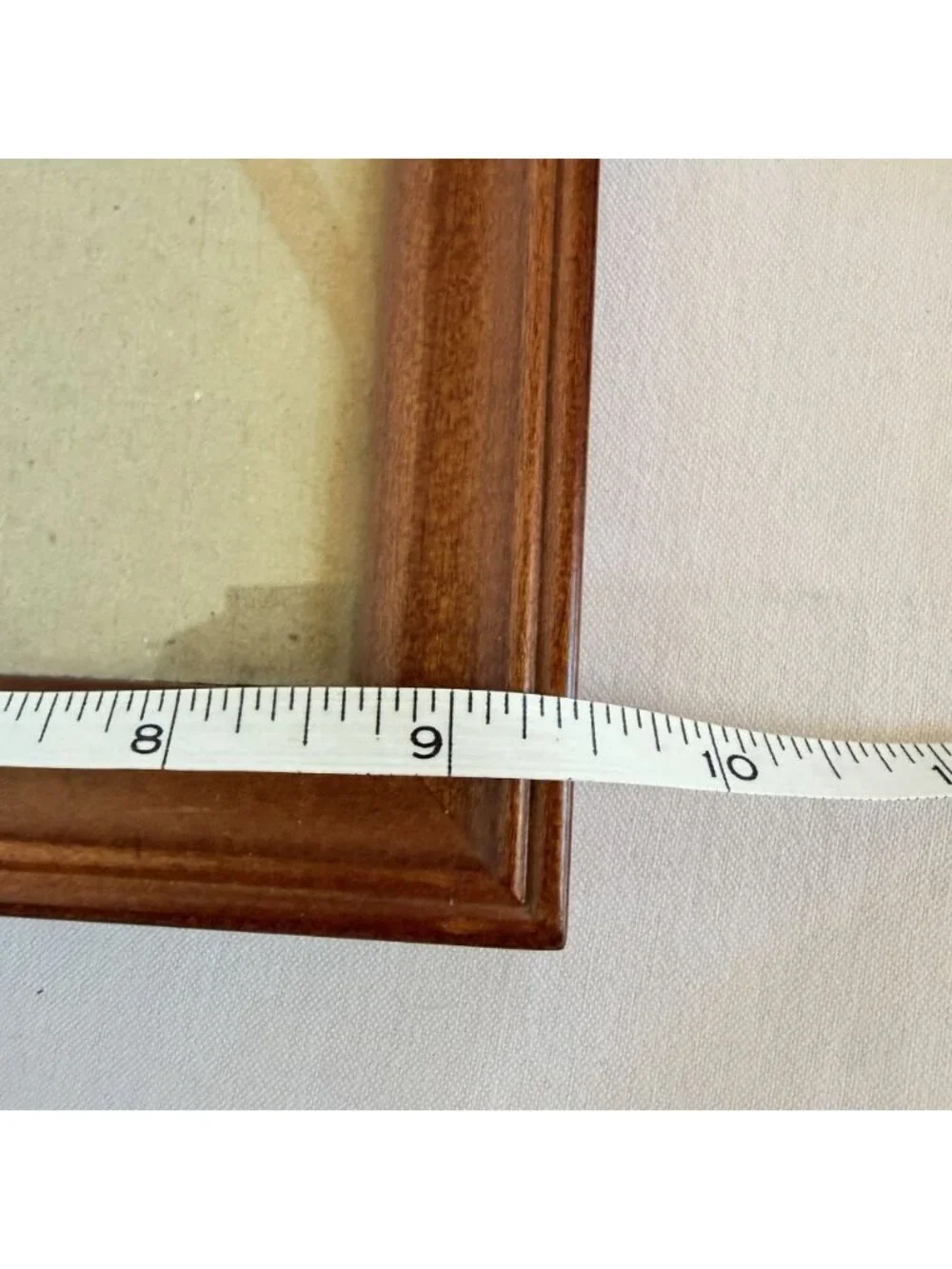Vintage Light Wood Picture Frame Holds 8x10 Photo Art Farmhouse Cottage Decor